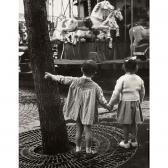 SCHERER Kees Two Girls In White Dress; Carnival SCHERER Kees Two Girls In White Dress; Carnival