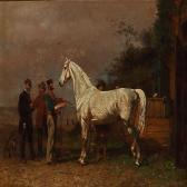SCHERMER Cornelis Albertus J. A Visit To The Stable SCHERMER Cornelis Albertus J. A Visit To The Stable