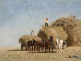 SCHERMER Cornelis Albertus J. The Loading Of The Haycarts SCHERMER Cornelis Albertus J. The Loading Of The Haycarts