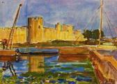 SCHERRER Cécile Les Remparts (aigues Mortes?) SCHERRER Cécile Les Remparts (aigues Mortes?)