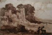 SCHETKY Stags In Landscape SCHETKY Stags In Landscape