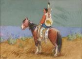 SCHEUERLE Joseph Indian On Horseback SCHEUERLE Joseph Indian On Horseback