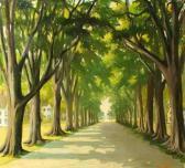 SCHICK Paul Raymond Tree Lined Road SCHICK Paul Raymond Tree Lined Road
