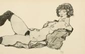SCHIELE Egon Liegender Weiblicher Akt SCHIELE Egon Liegender Weiblicher Akt