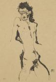 SCHIELE Egon Male Nude (self Portrait) I (kallir 1) SCHIELE Egon Male Nude (self Portrait) I (kallir 1)