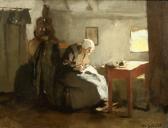 SCHILDT Martin Interieur. Gesigneerd. Vesro Titel 'aan Het Verstellen' SCHILDT Martin Interieur. Gesigneerd. Vesro Titel 'aan Het Verstellen'