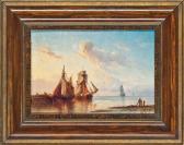 SCHINTZ J.J. Ships Anchored Off The Dutch Coast SCHINTZ J.J. Ships Anchored Off The Dutch Coast