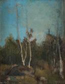 SCHJERFBECK Helene Landskap Med Björkar SCHJERFBECK Helene Landskap Med Björkar