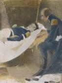 SCHJERFBECK Helene The Death Of Wilhelm Von Schwerin SCHJERFBECK Helene The Death Of Wilhelm Von Schwerin