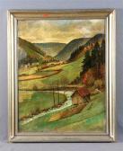 SCHLEGEL ROBERT Haus Am Bach Wildbad. Casa Y Arroyo Selva Negra SCHLEGEL ROBERT Haus Am Bach Wildbad. Casa Y Arroyo Selva Negra