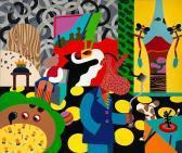 SCHLOTZHAUER Harold Hal Untitled (whimsical Interior) SCHLOTZHAUER Harold Hal Untitled (whimsical Interior)