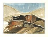 SCHMELCHER Herbert Haus In Karger Landschaft SCHMELCHER Herbert Haus In Karger Landschaft