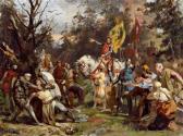 SCHMID Julius Historicalscene In A Medieval Setting SCHMID Julius Historicalscene In A Medieval Setting