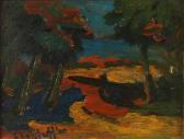 SCHMIDT-ROTTLUFF Karl Colorful Landscape SCHMIDT-ROTTLUFF Karl Colorful Landscape