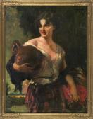 SCHMUTZLER Leopold Girl With A Pitcher SCHMUTZLER Leopold Girl With A Pitcher