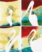 SCHNABEL Julian View Of Dawn In The Tropics Suite: Four Prints SCHNABEL Julian View Of Dawn In The Tropics Suite: Four Prints