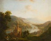 SCHNEIDER Caspar A Rhenish Landscape With Sooneck Castle And Niederheimbach SCHNEIDER Caspar A Rhenish Landscape With Sooneck Castle And Niederheimbach
