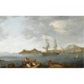 SCHRANZ Anton A British East Indiaman And Other Ships Entering Corfu Harbour SCHRANZ Anton A British East Indiaman And Other Ships Entering Corfu Harbour
