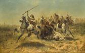 SCHREYER Adolf German The Charge SCHREYER Adolf German The Charge