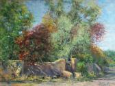 SCHULTZ William J Study For Autumn On Camino Del Monte Sol SCHULTZ William J Study For Autumn On Camino Del Monte Sol