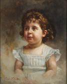 SCHULTZE Louis Portrait Of A Young Girl SCHULTZE Louis Portrait Of A Young Girl