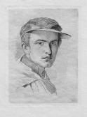 SCHWARTZ Frans Porträt Von Johan Thomas Lundbye SCHWARTZ Frans Porträt Von Johan Thomas Lundbye