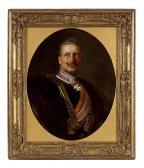 SCHWARZ Alfred Half Length Portrait Of Kaiser Wilhelm Ii SCHWARZ Alfred Half Length Portrait Of Kaiser Wilhelm Ii