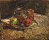 SCHWEITZER-CUMPANA Rudolf Still Life With Apples And Pitcher SCHWEITZER-CUMPANA Rudolf Still Life With Apples And Pitcher