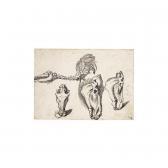 SCORZA Sinibaldo Studies Of The Skeleton And Skull Of A Horse SCORZA Sinibaldo Studies Of The Skeleton And Skull Of A Horse