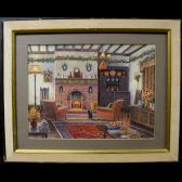 SCOTT Eric Interior Fireplace Studies With A Cat And Dog SCOTT Eric Interior Fireplace Studies With A Cat And Dog
