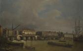 SCOTT Samuel View Of Old London Bridge SCOTT Samuel View Of Old London Bridge