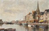 SEAGO Edward Brian The Harbour, Honfleur, France SEAGO Edward Brian The Harbour, Honfleur, France