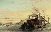 SEBEN van Henri Winter Farm Scene SEBEN van Henri Winter Farm Scene