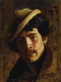 SEGANTINI Giovanni Bildnis Eines Mannes SEGANTINI Giovanni Bildnis Eines Mannes