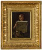 SEGANTINI Giovanni Calzolaio Attento A Leggere Il Giornale SEGANTINI Giovanni Calzolaio Attento A Leggere Il Giornale