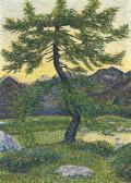 SEGANTINI Gottardo Guido Föhre In Gebirgslandschaft SEGANTINI Gottardo Guido Föhre In Gebirgslandschaft