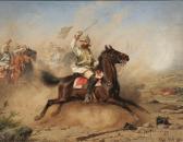 SELL Christian I Hussar And French Chasseur Battle Scenes SELL Christian I Hussar And French Chasseur Battle Scenes