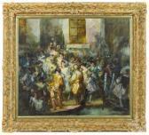 SENTIS JOAN CAMO Canal Scene With A Festival SENTIS JOAN CAMO Canal Scene With A Festival