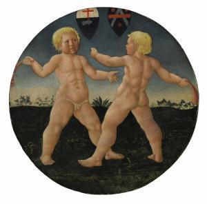 Giovanni Lo Scheggia Ser Giovanni Di Simone - Dois meninos no jogo 