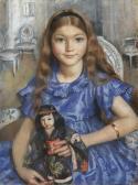 SEREBRIAKOVA Zinaida Yevgenievna Girl With A Doll SEREBRIAKOVA Zinaida Yevgenievna Girl With A Doll
