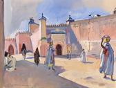 SEREBRIAKOVA Zinaida Yevgenievna Street Scene In Marrakesh SEREBRIAKOVA Zinaida Yevgenievna Street Scene In Marrakesh