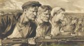 SEROV Vladimir Design For A Soviet Poster SEROV Vladimir Design For A Soviet Poster