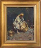 SERRANTA Josep Serra Santa Femme Au Panier SERRANTA Josep Serra Santa Femme Au Panier