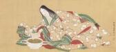 SETTEI Tsukioka Masanobu Komachi Washing The Copybook (soshi Arai Komachi) SETTEI Tsukioka Masanobu Komachi Washing The Copybook (soshi Arai Komachi)