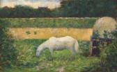 SEURAT Georges Paysage Avec Cheval SEURAT Georges Paysage Avec Cheval