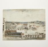SEVENBOM Johan Vy Från Slottsbacken Över Blasieholmen SEVENBOM Johan Vy Från Slottsbacken Över Blasieholmen