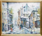 SEVILLA SAEZ Juan Paris, Montmartre Sous La Neige SEVILLA SAEZ Juan Paris, Montmartre Sous La Neige