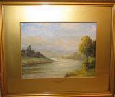 SEWELL Edith G. Oil On Card "river Dart SEWELL Edith G. Oil On Card "river Dart