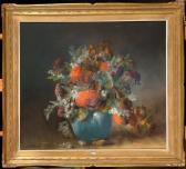 SEYLBERGH van den Jaak Vase De Fleurs Et De Raisins SEYLBERGH van den Jaak Vase De Fleurs Et De Raisins