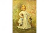 SEYMOUR STEVENSON Esther Little Girl With Dolls SEYMOUR STEVENSON Esther Little Girl With Dolls
